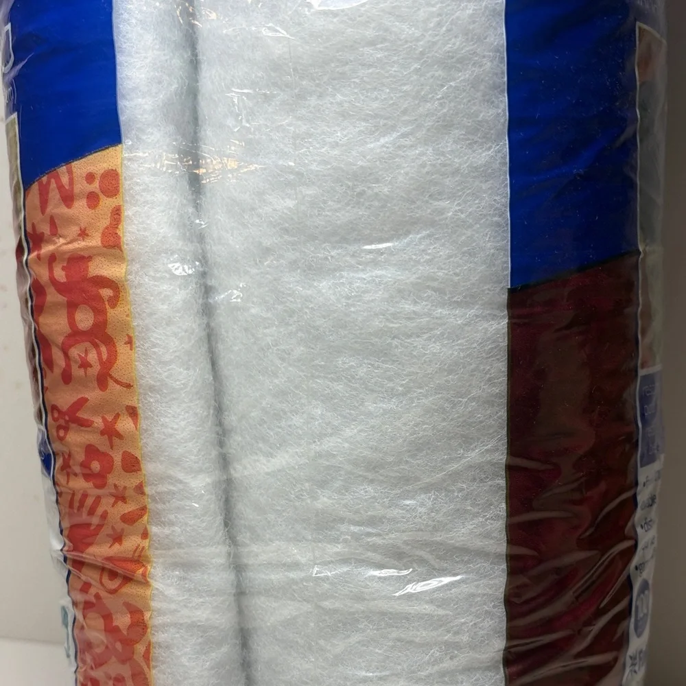 White Quilt Batting Poly-fil Extra Loft Crib Size